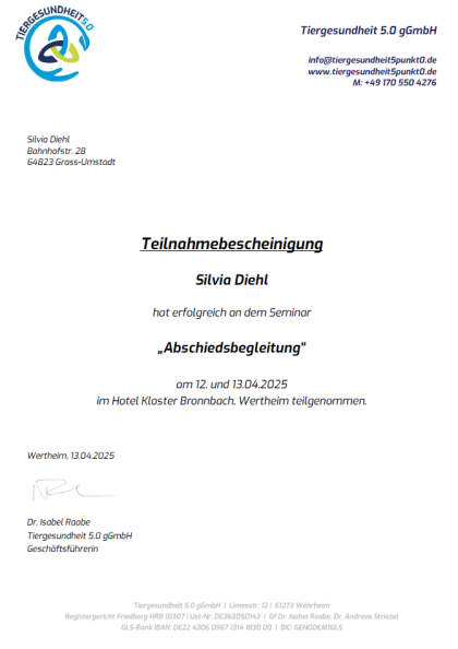 Abschiedsbegleitung
